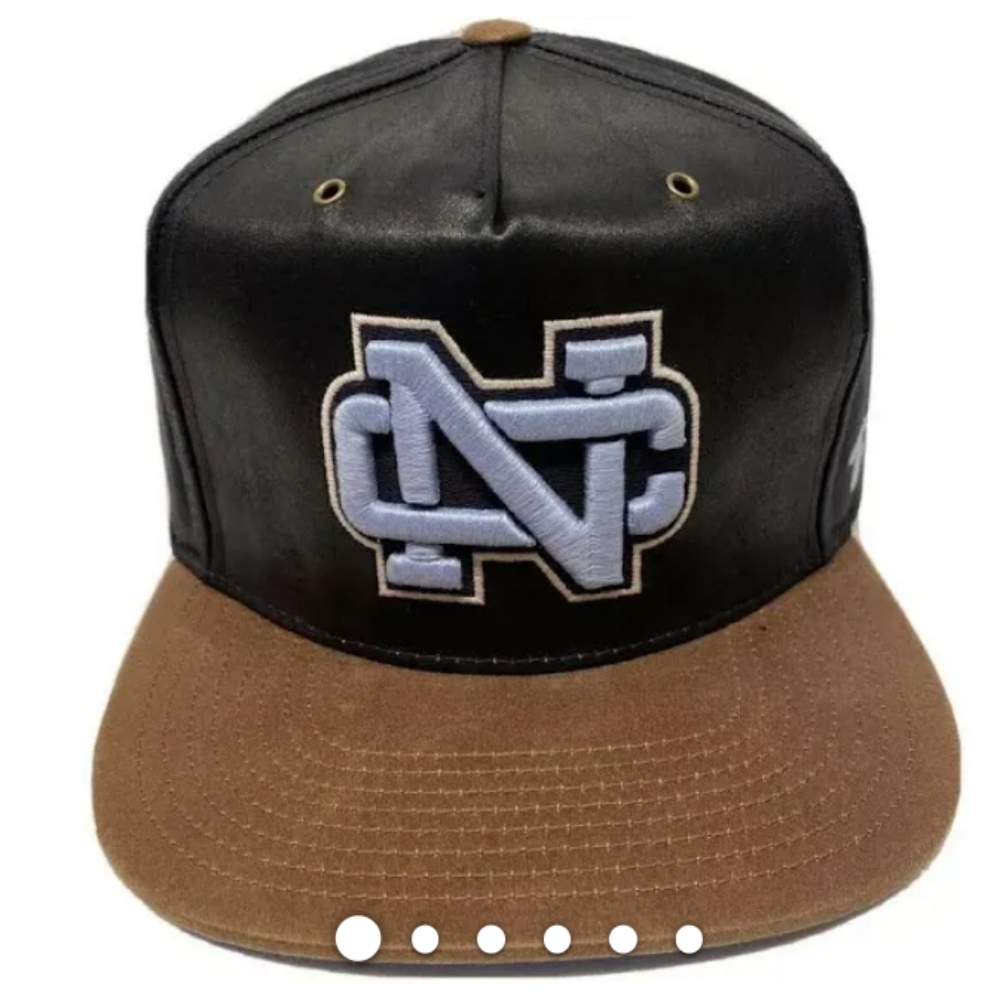 North Carolina Tar Heels Men's Oxford Zephyr Leather Team Color Hat